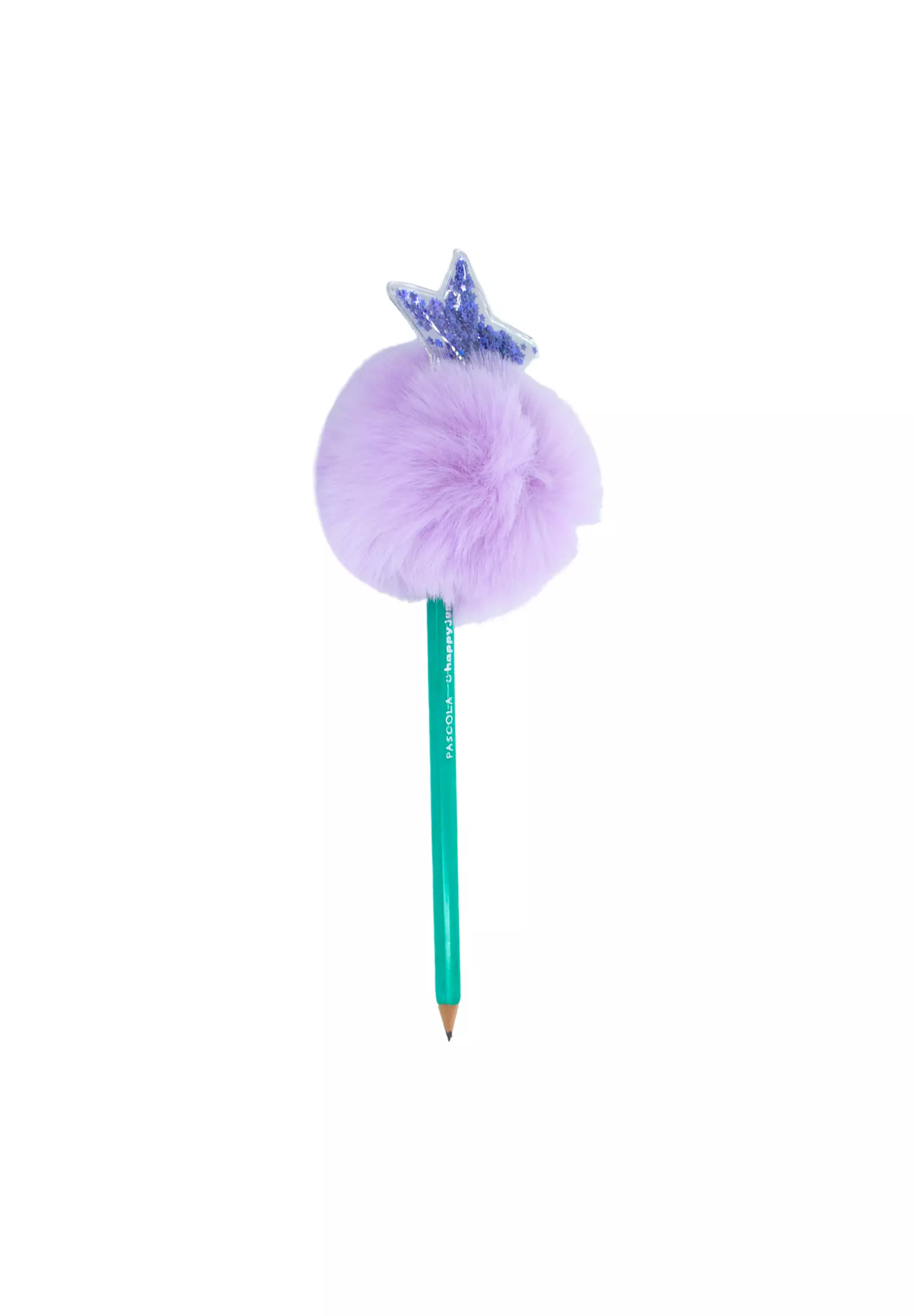 Star Topper Pom-Pom Happy Junior Purple Green