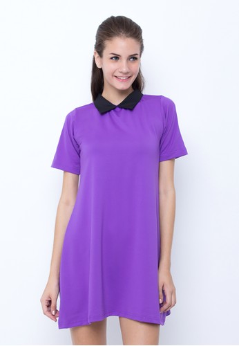 Endorse Dress Isabella Ziper Purple