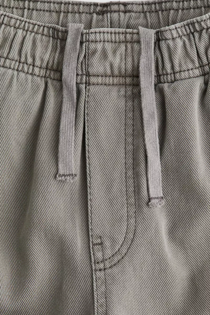 Cotton twill joggers