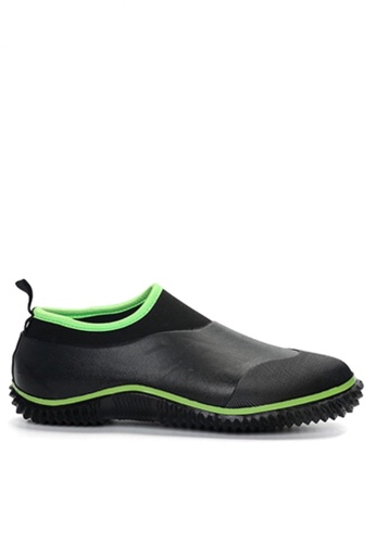 Twenty Eight Shoes black Unisex Edgy Design Rain Shoes VR30 27FEESH5202E43GS_1