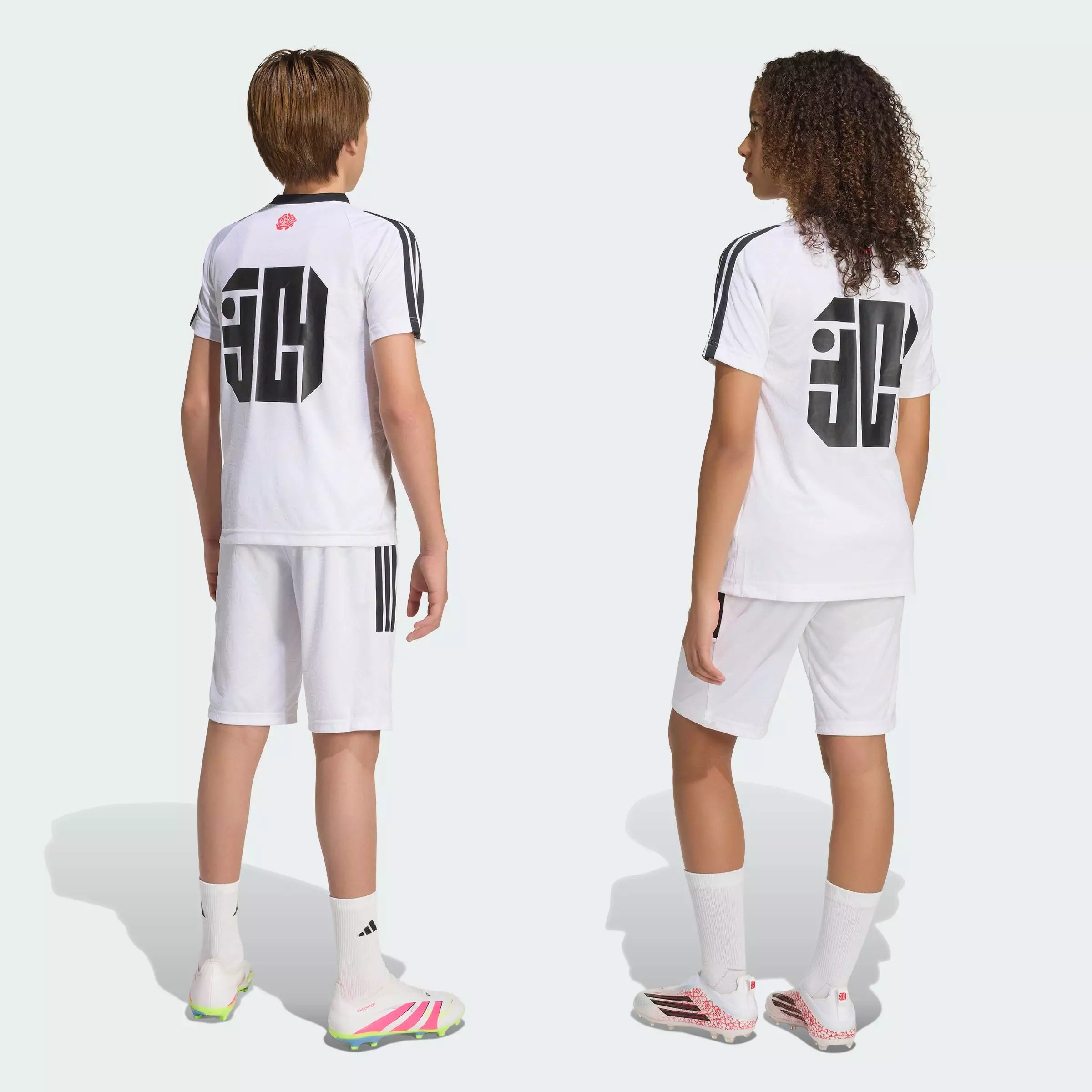 Football Lamine Yamal Training Shorts Kids Unisex White KD6434