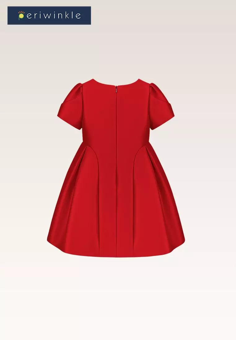 Remi Girls Red Party Dress