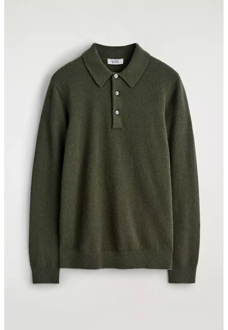 Buy COS CASHMERE POLO SHIRT 2026 Online | ZALORA