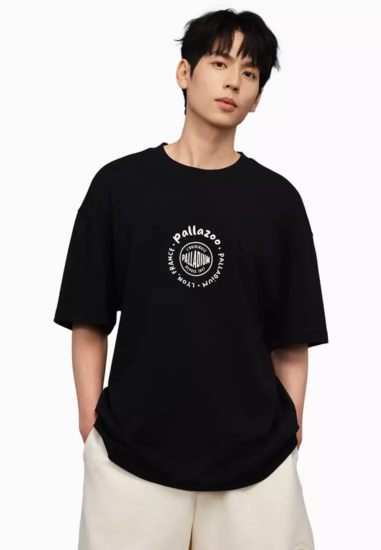 MEN'S PALLADIUM LOGO LOOSE FIT COTTON T-SHIRT