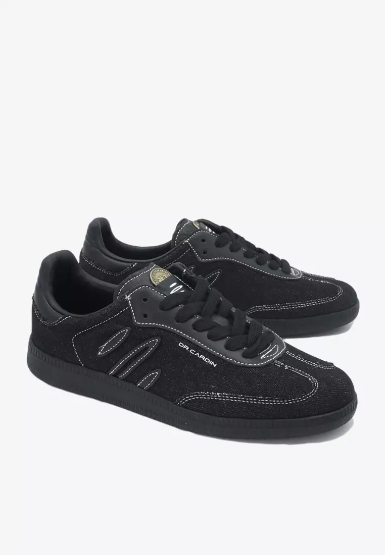 Dr Cardin The Origin: Heritage Ladies Sneaker L-RJC-3829 | Denim/Faux Suede/Leather