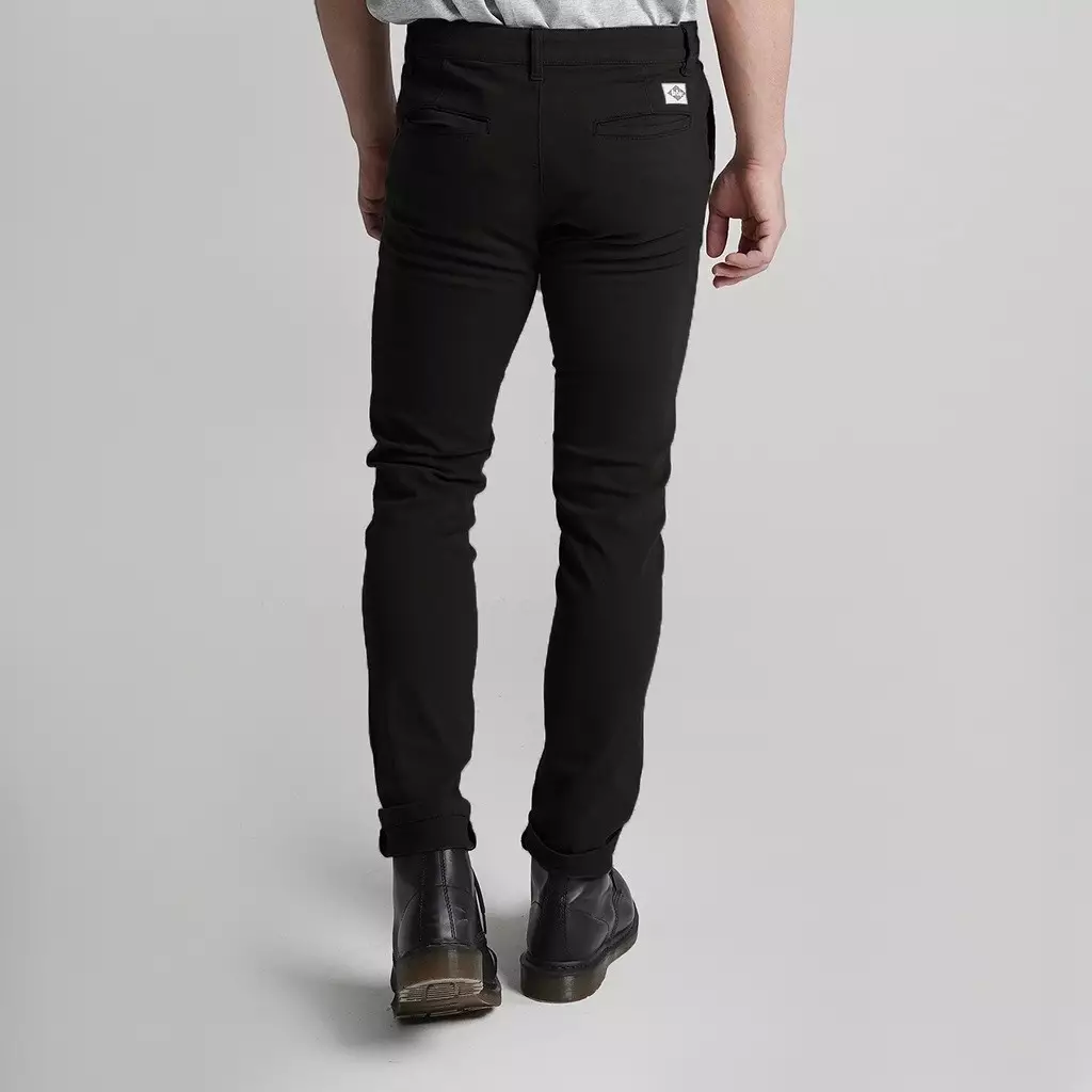Lee Cooper Slim Fit Long Chino Logan Black
