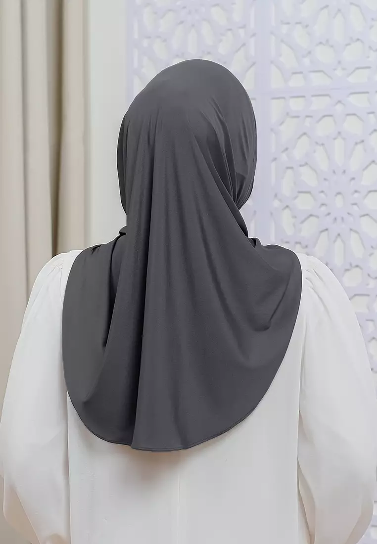 HIJAB INSTAN LUNA - DARK GREY