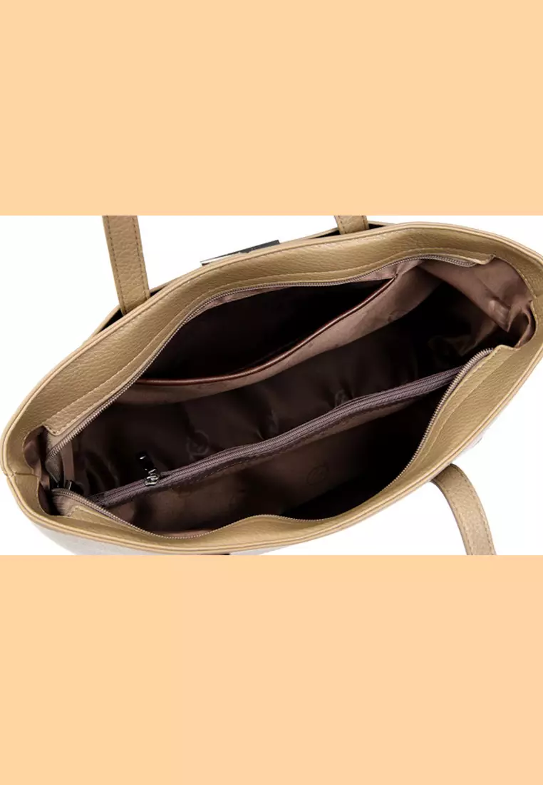 Minimalistic Chic Faux Leather Tote Bag JW HD-H6214