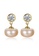 SUNRAIS gold Premium color stone gold hypoallergenic earrings FF056AC9FA9E21GS_1