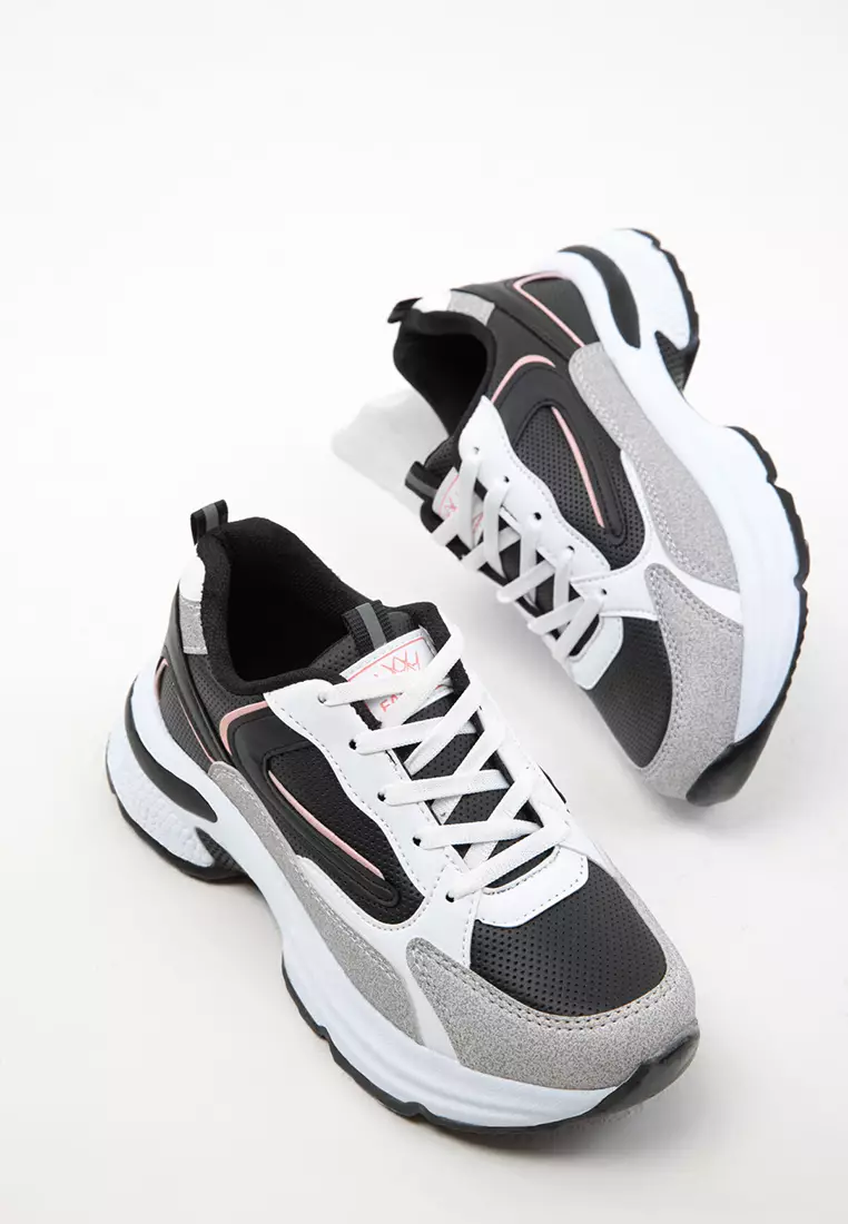 Ice-Black-Powder-C Women's Sneakers 18802
