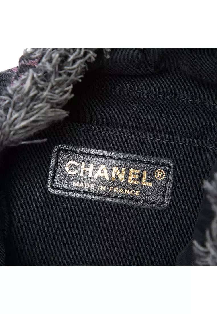 Pre-Loved Chanel Small Denim Mood Bucket With Chain