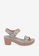 Carlo Rino 灰色 Medium Grey 2.5" Block and Roll Heeled Sandals 95459SH8A1A741GS_1