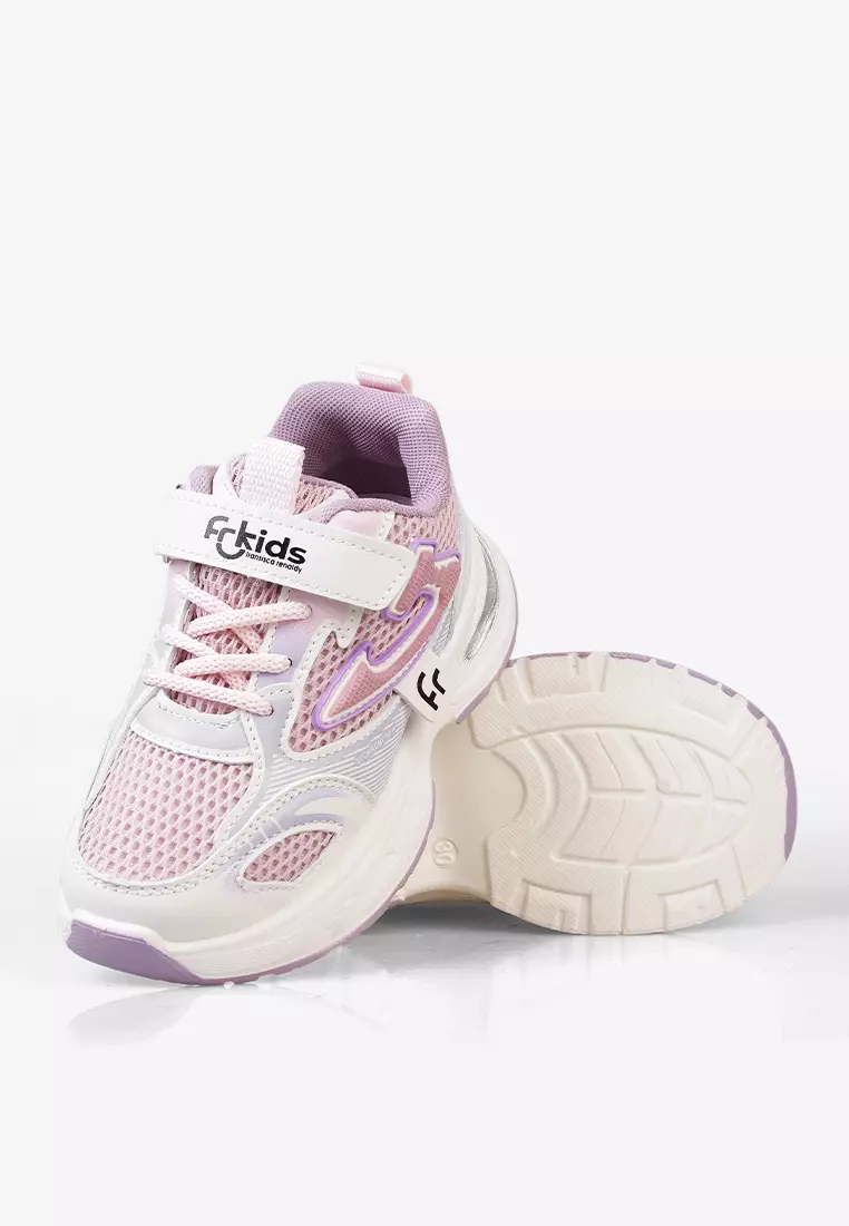 Sepatu Sneakers Anak Unisex Casual Shoes Sporty Anti Slip K.Zuko warna Purple