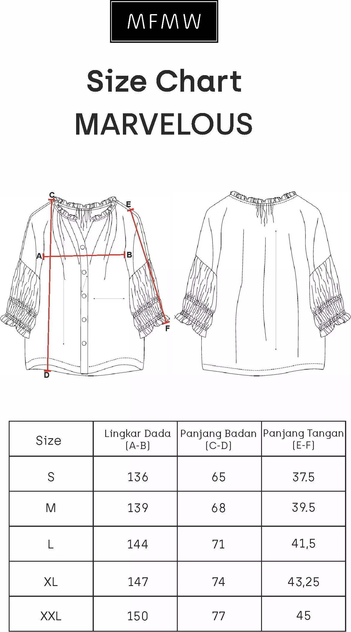 MFMW Marvelous Atasan Blouse Salem Motif Salur