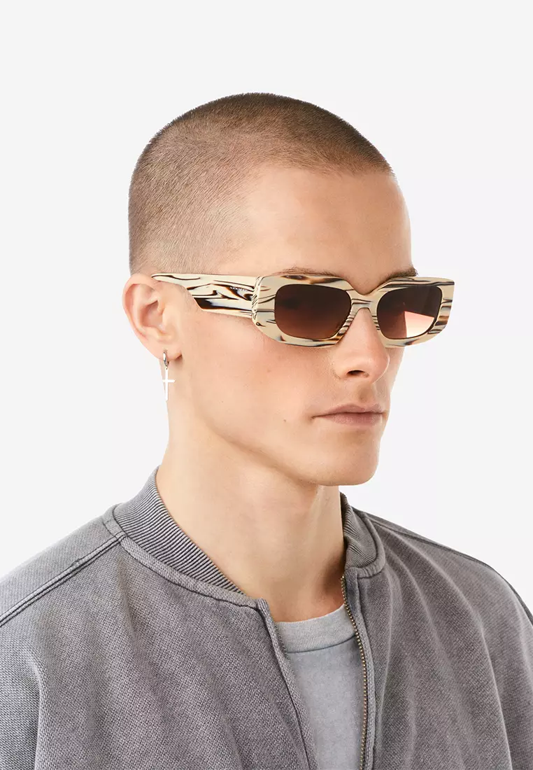 HAWKERS Zebra Terracota Trendset Sunglasses For Women, Female. Official Product Designed In Spain