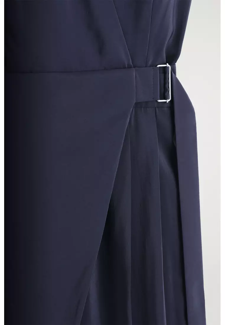 WRAP-FRONT JUMPSUIT