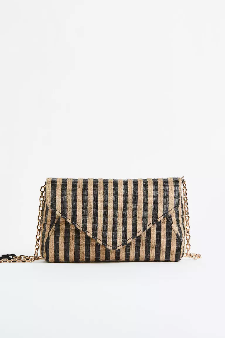 Jual H&M Straw shoulder bag Original 2024 ZALORA Indonesia