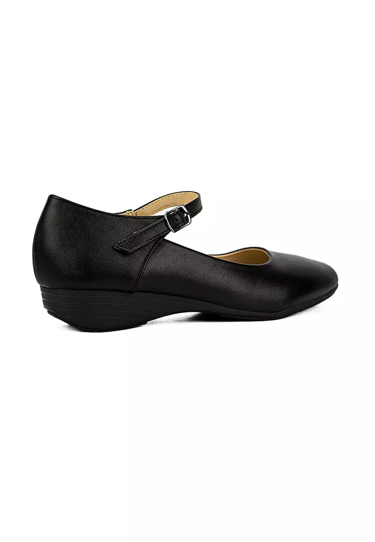 Women's Flats School Shoes LW 23915 Black C28 C40