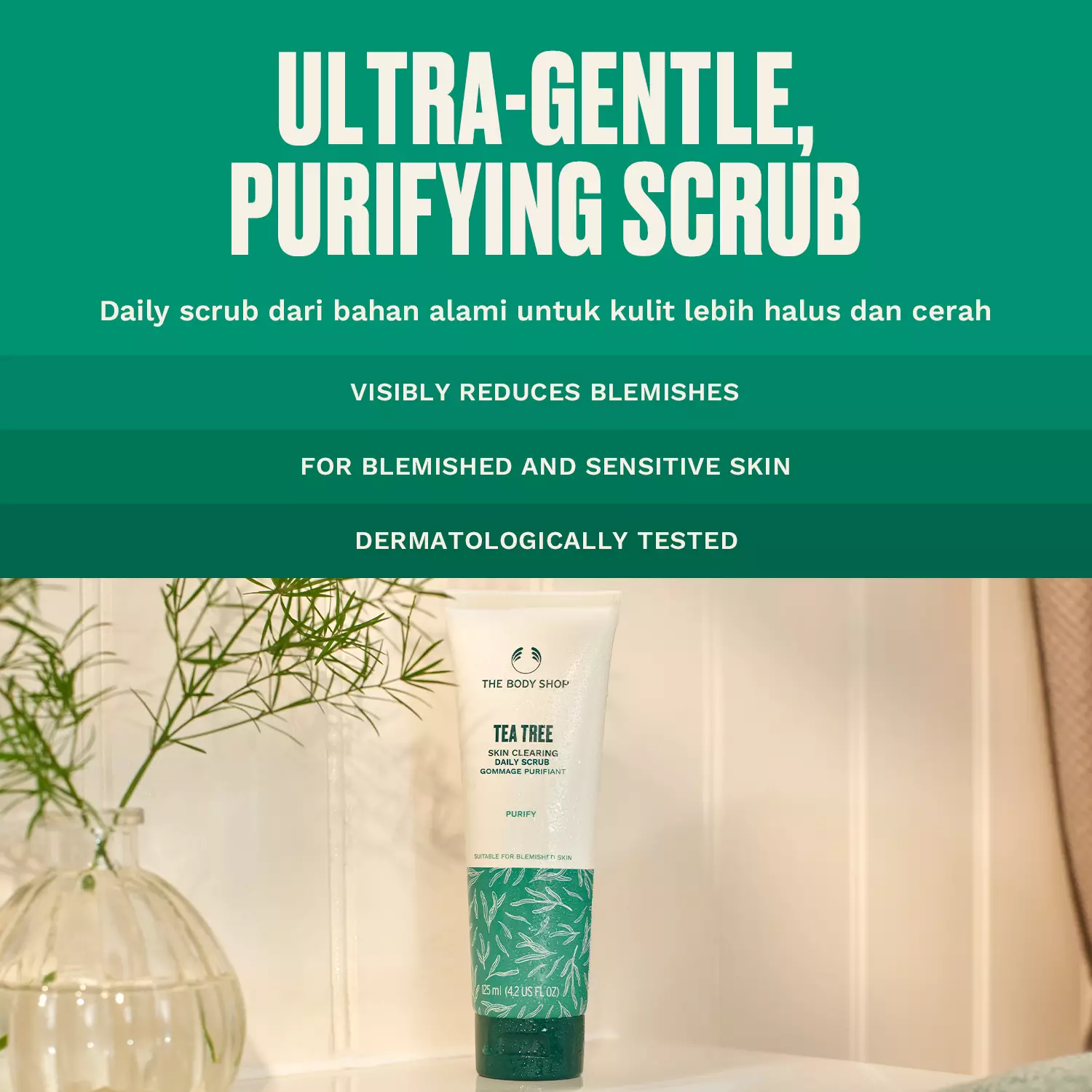 Tea Tree Skin Clearing Daily Scrub 125ml