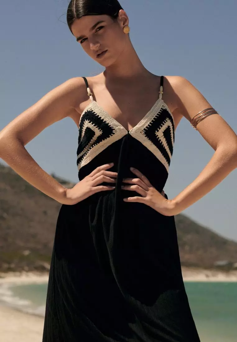Buy NEXT Crochet Maxi Summer Dress 2026 Online | ZALORA