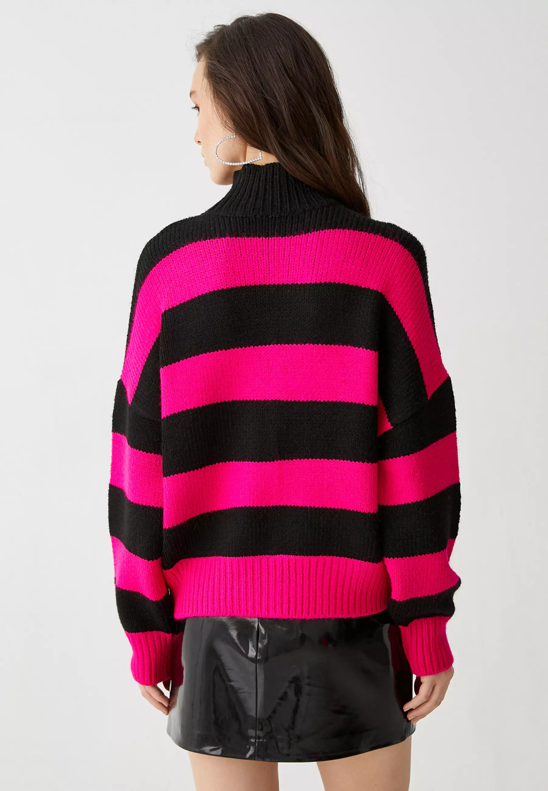 Buy KOTON Colorblock Turtleneck Sweater 2025 Online ZALORA