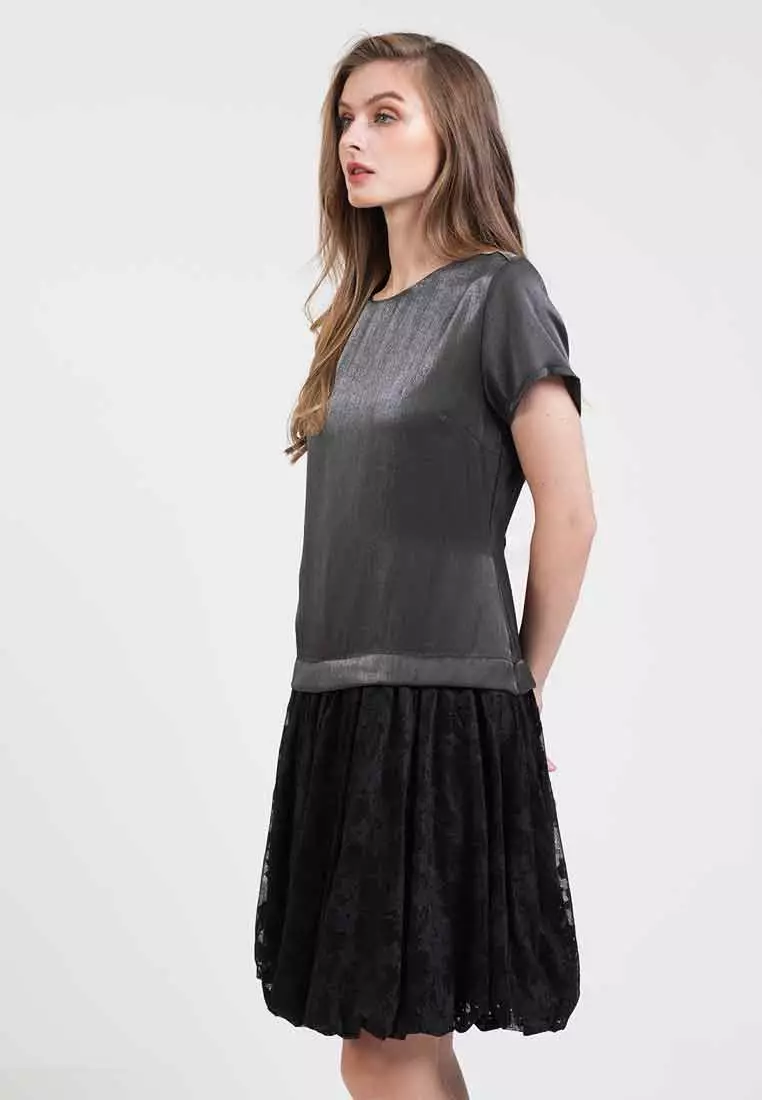 Sophie Floral Laced Midi Dress