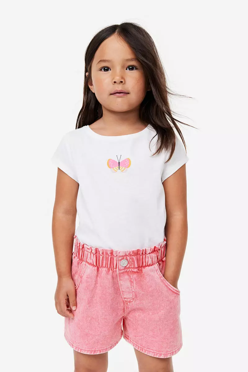 Buy H M Paper bag shorts 2024 Online ZALORA Singapore