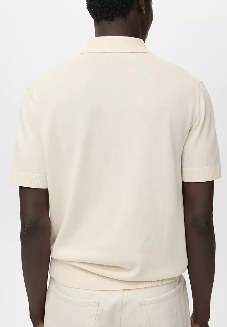 Cotton Knitted Polo Shirt