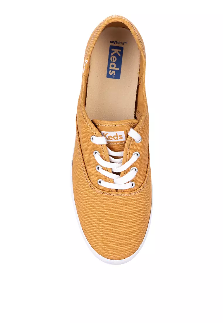 Keds orange canvas sneakers hotsell