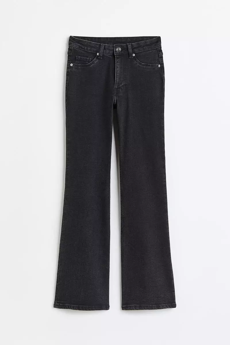 H&m flare hot sale high jeans