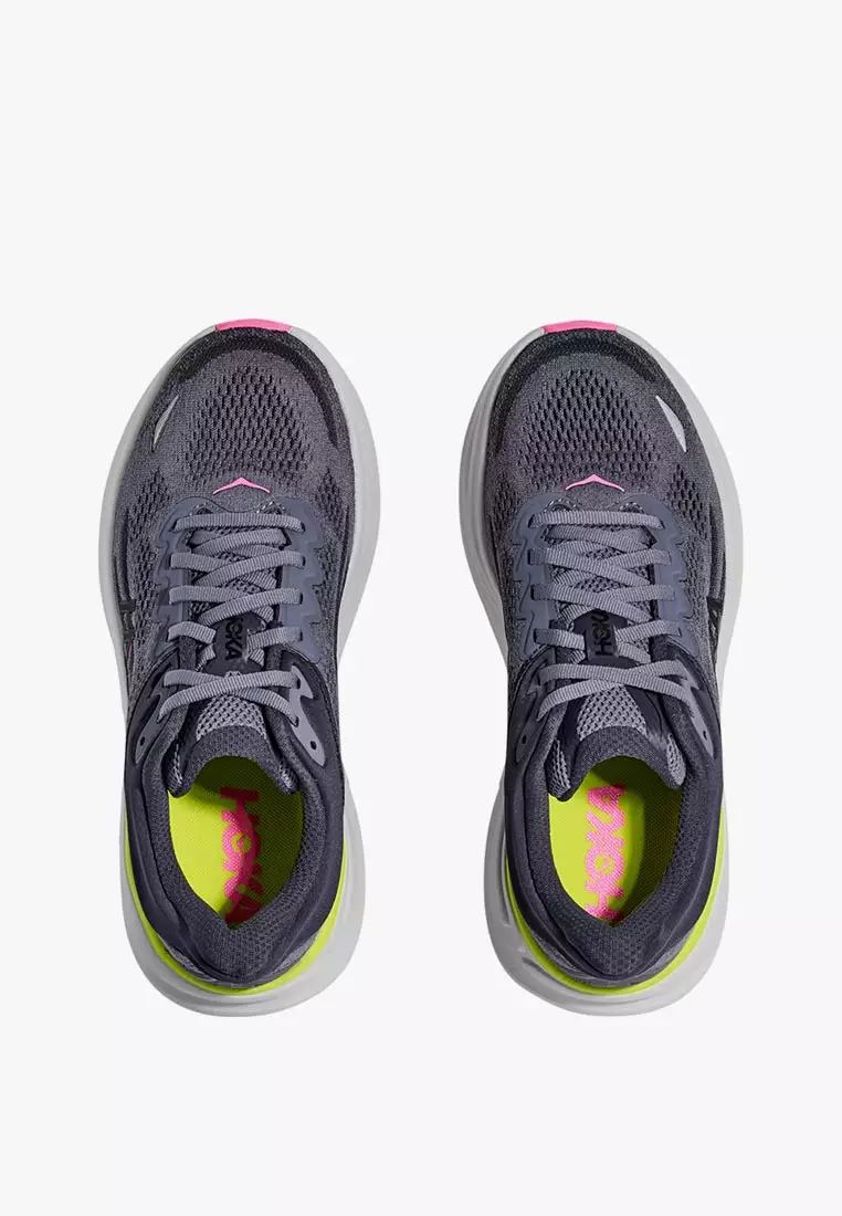 Bondi 9 Women's Running - Charcoal Grey/Grey Skies