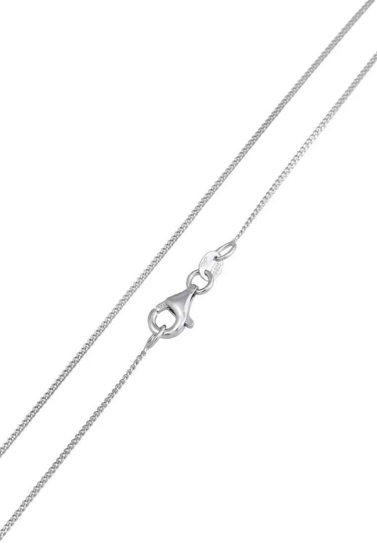 Set Perhiasan Perak 925 Wanita Solitaire Classic Blue Crystal 