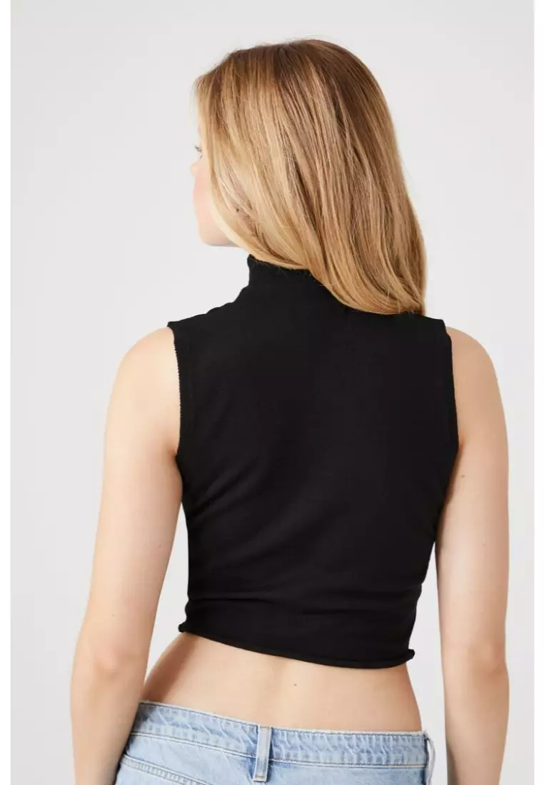 Buy FOREVER 21 Distressed Sweater Knit Tank Top 2024 Online