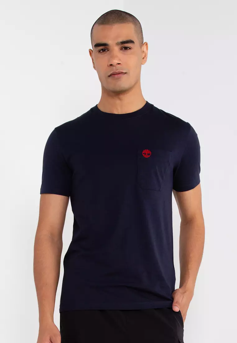 Buy Timberland Men’s Dunstan River SlimFit Pocket TShirt 2024 Online