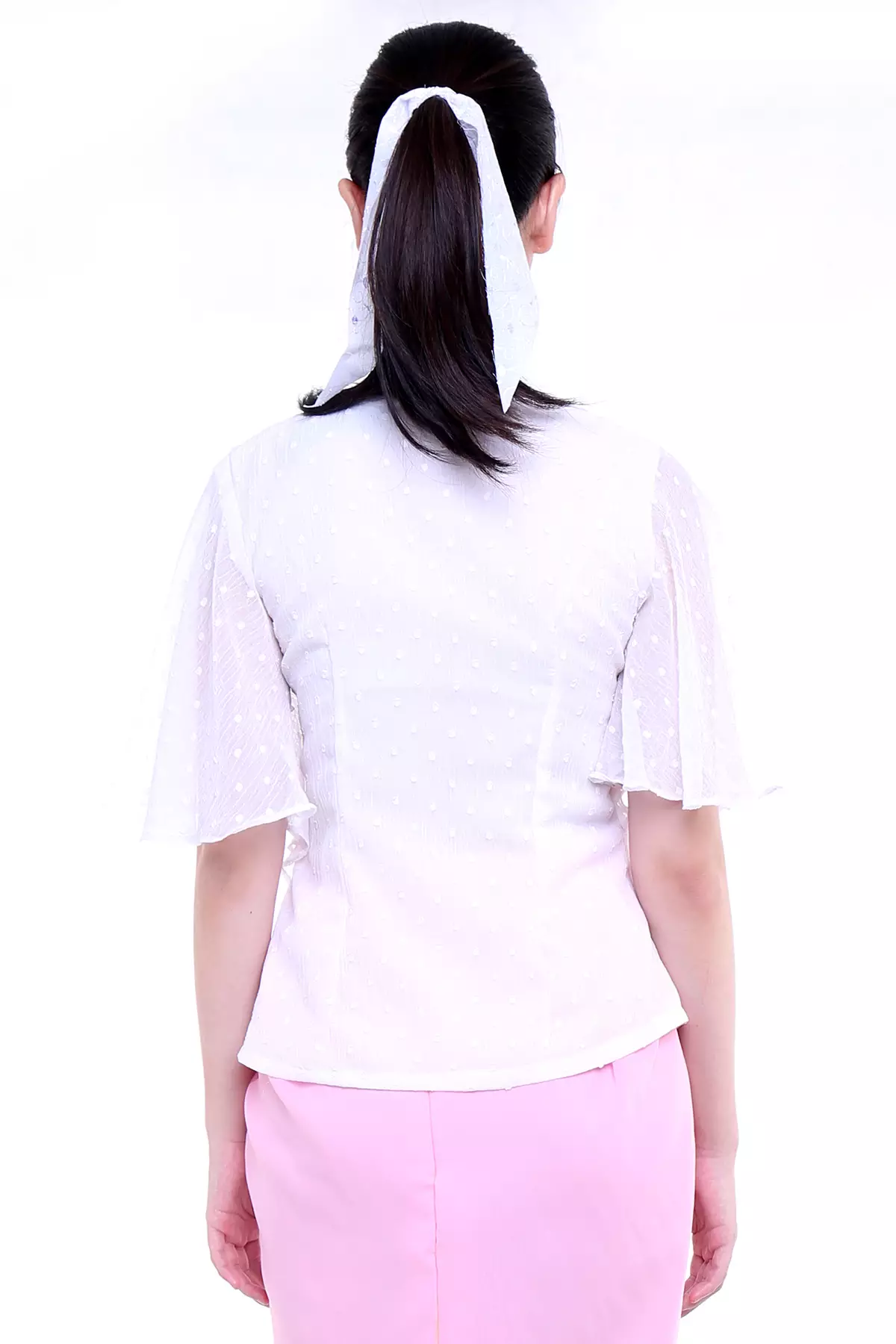 Soraya Marbel Putih Batik Encim Kebaya