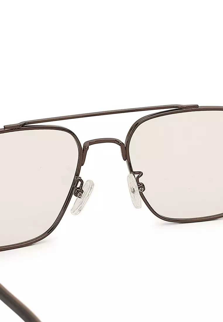 Unisex Photochromic Aviator Sunglasses (Kacamata Hitam) - Cokelat