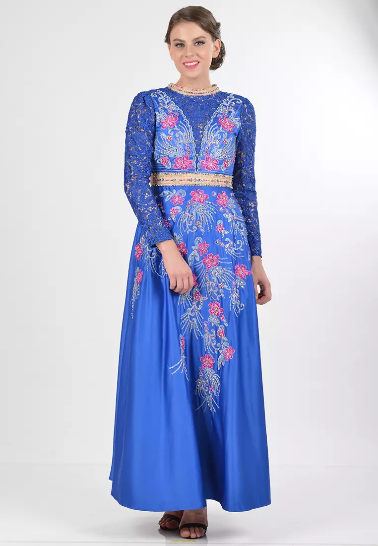 Bibiq Gamis Brokat Satin