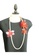 lanvin orange Pre-Loved lanvin Orange Necklace with Faux Pearls and Plastic Flowers 4A5B5ACF97F0F2GS_4