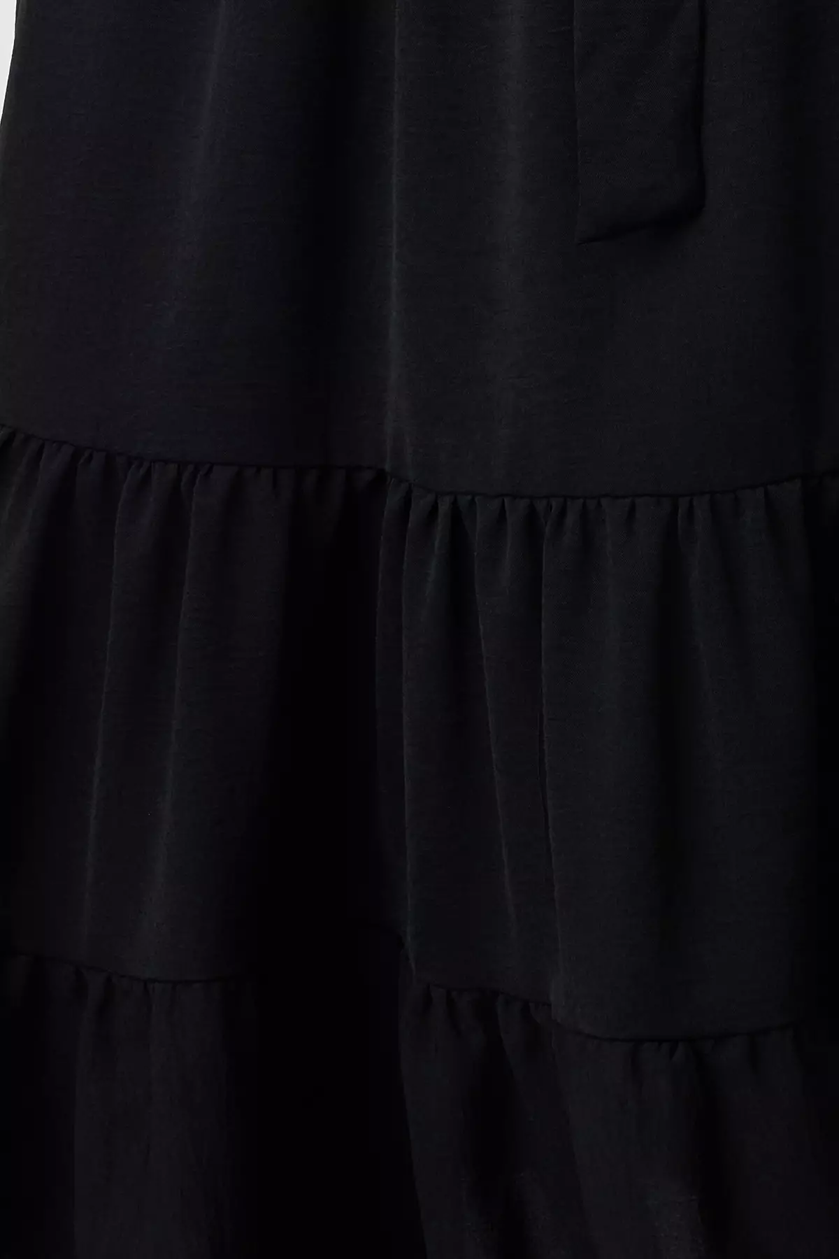 Half Sleeves Wrap Midi Dress