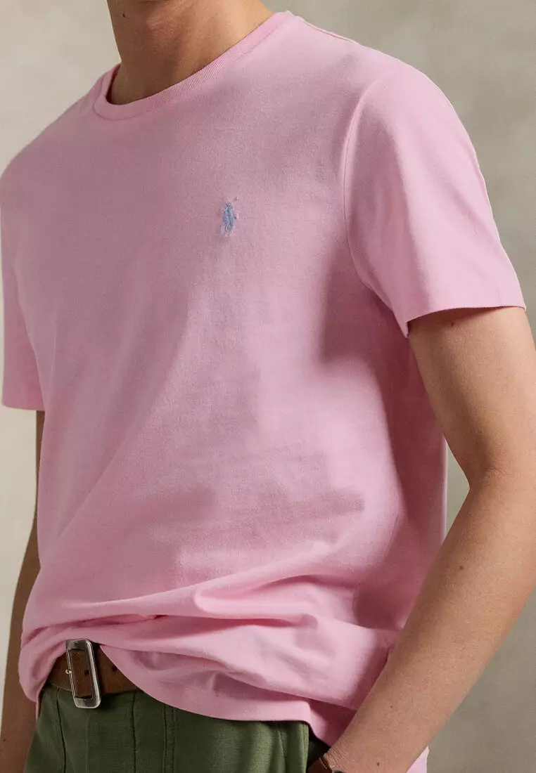 Custom Slim Fit Jersey Crewneck Short Sleeve T-Shirt