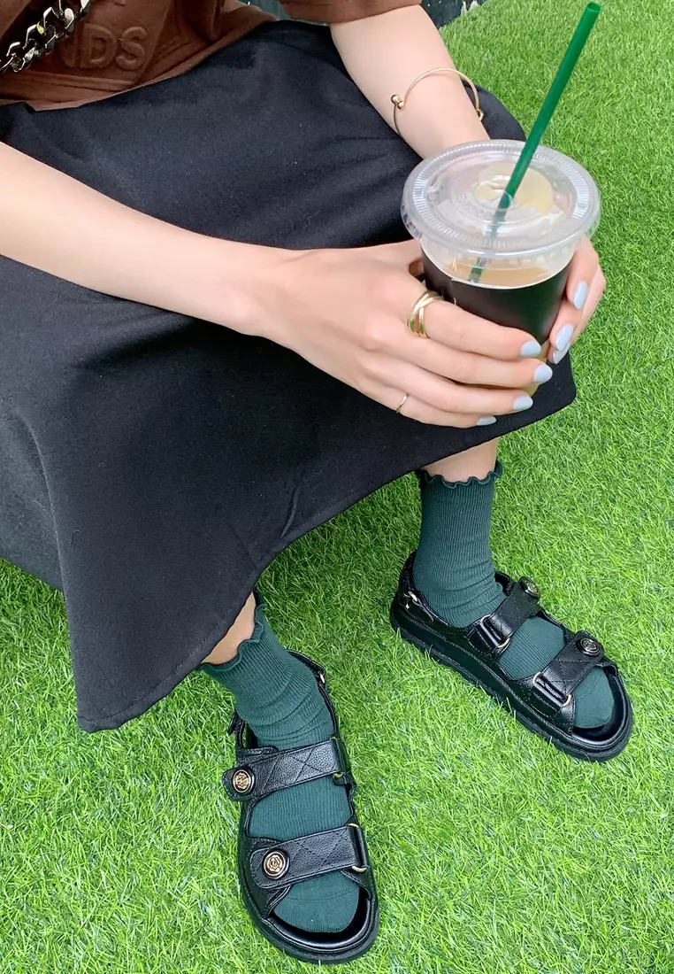 Velcro Strappy Sandals YLT581-1