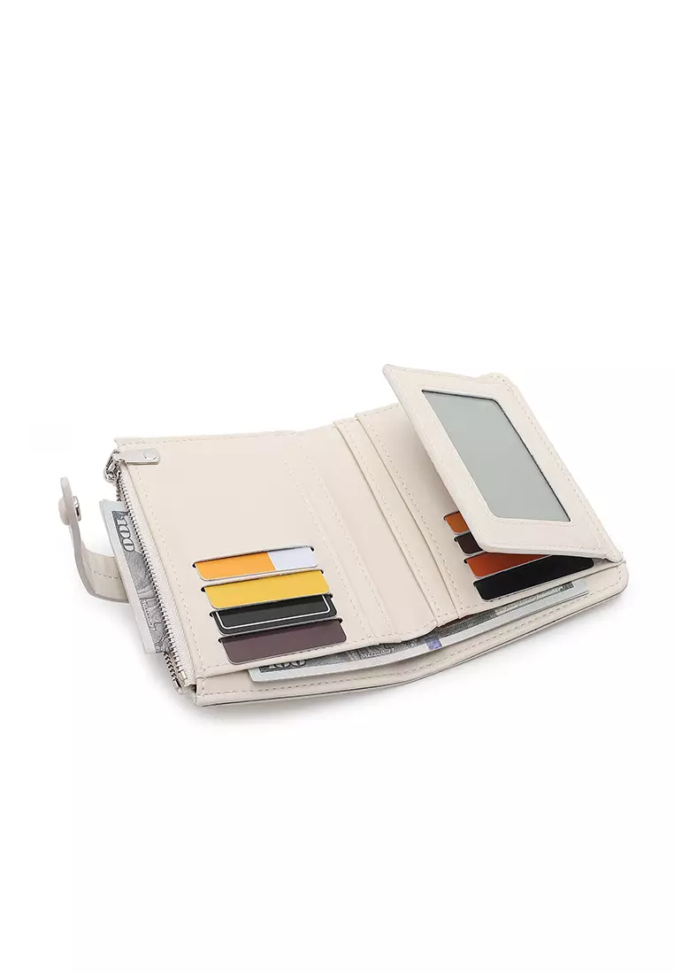 Women's Short Wallet / Purse - White