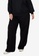 Trendyol black Plus Size Wide Leg Knitted Thin Sweatpants BFFE8AA8A34740GS_1