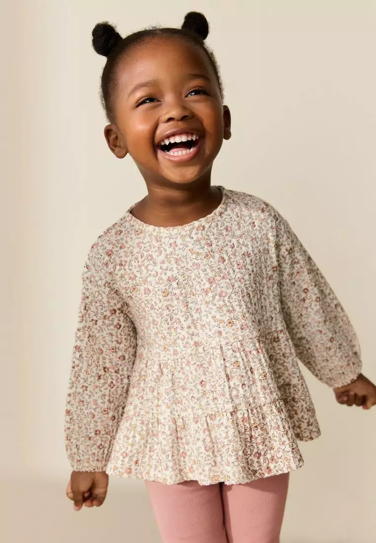 Long Sleeve Blouse and Leggings Set