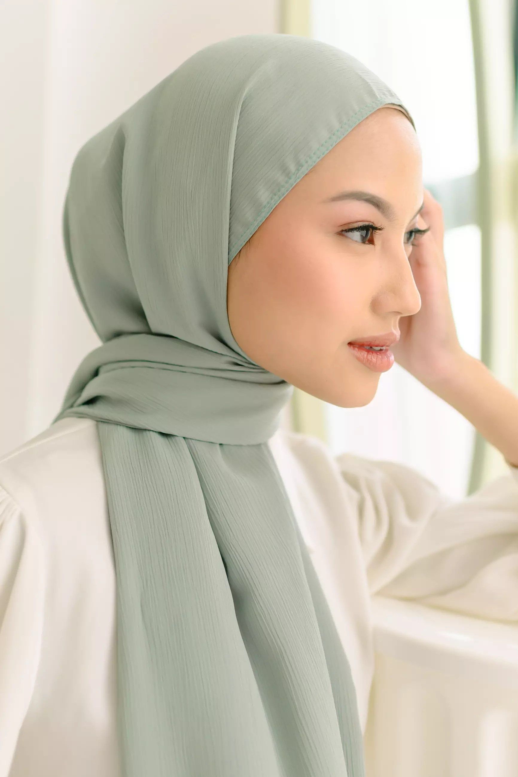 Sheera Shawl Green Pastel