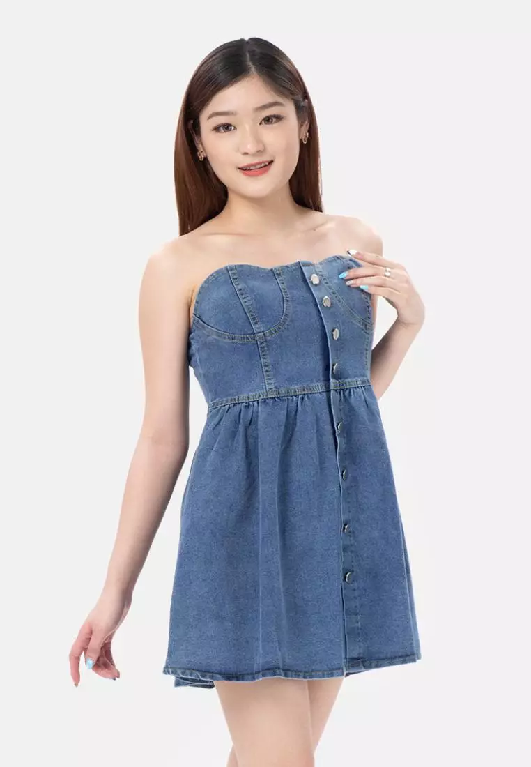 Alice Mini Dress Denim