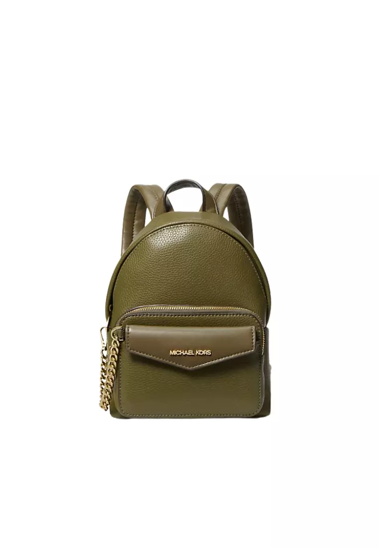 Olive green mk backpack clearance