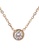 YOUNIQ gold YOUNIQ CZ 14K Plated Titanium Necklace (RoseGold) 1DD2EAC8328083GS_1