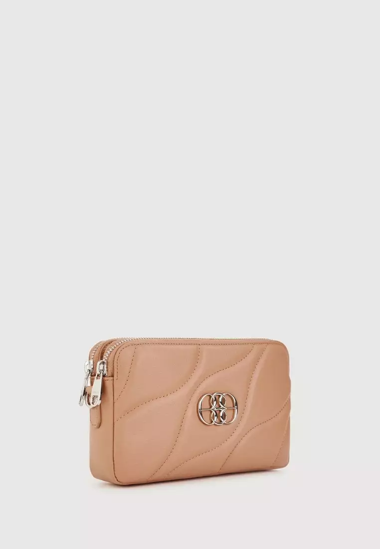 Ciccio Monogram Mini Sling Bag Parchment