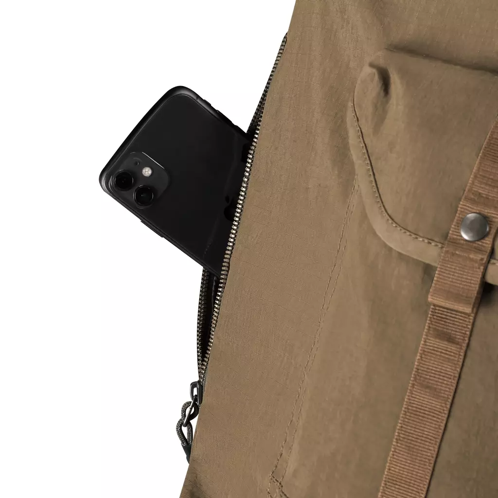 Tame Regular Tote Bag 14 Inch Tas Jinjing Kuliah Sekolah Travel Ringan Multifungsi 16 L - Khaki